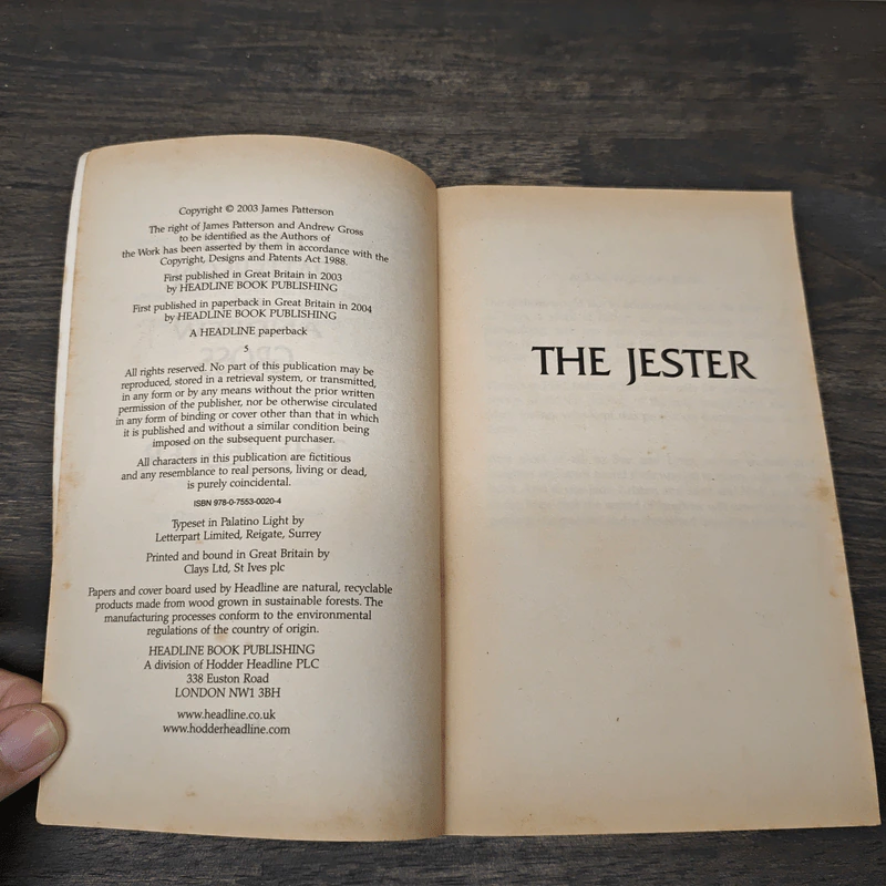 The Jester - James Patterson, Andrew Gross รูปที่ 6