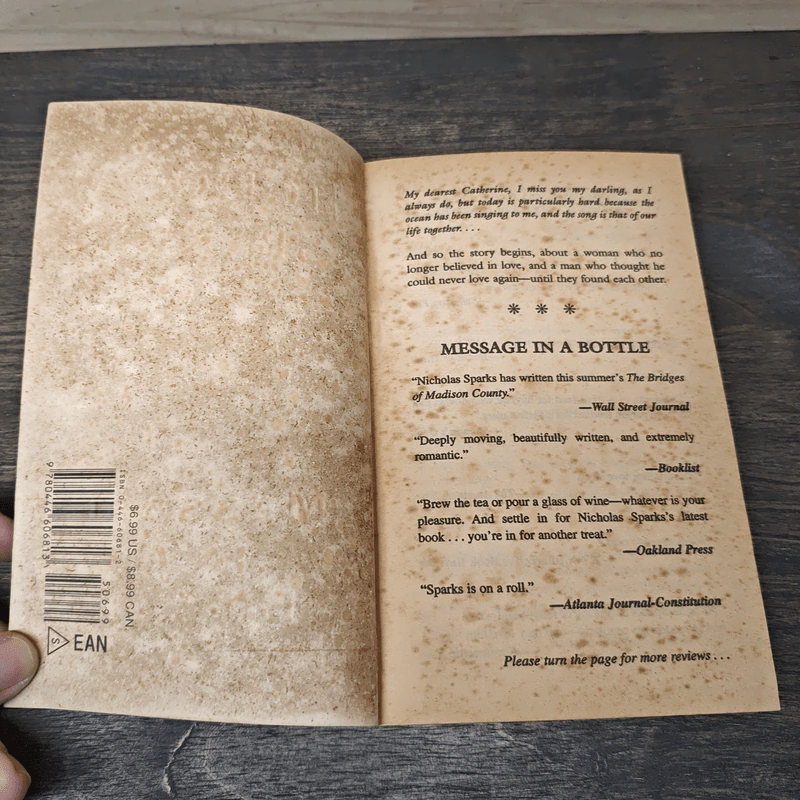 Message in a Bottle - Nicholas Sparks รูปที่ 6