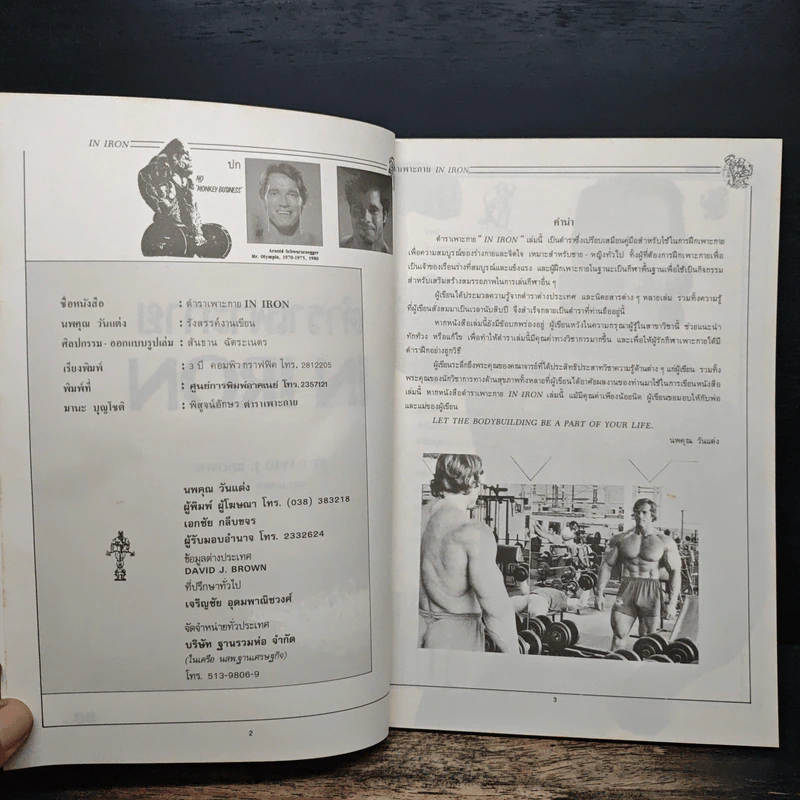 ตำราเพาะกาย In Iron - David J. Brow, อาจารย์นพคุณ วันแต่ง รูปที่ 6