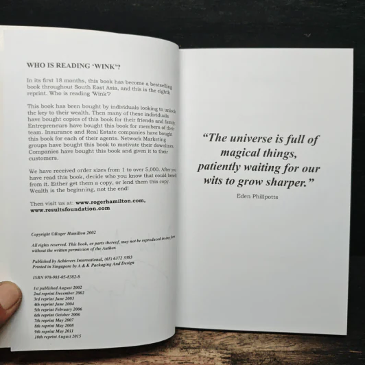 Wink: A Modern Day Parable of Wealth Beyond Words - Roger Hamilton รูปที่ 7