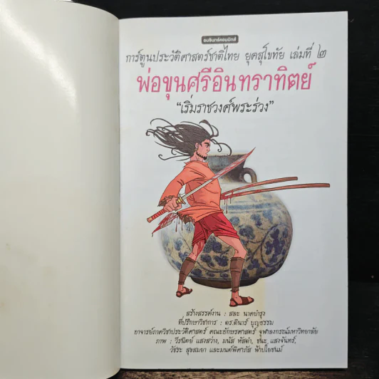 การ์ตูนประวัติศาสตร์ชาติไทย ยุคสุโขทัย เล่มที่ 2 พ่อขุนศรีอินทราทิตย์ รูปที่ 6