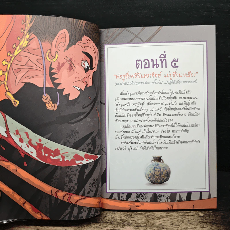 การ์ตูนประวัติศาสตร์ชาติไทย ยุคสุโขทัย เล่มที่ 2 พ่อขุนศรีอินทราทิตย์ รูปที่ 8