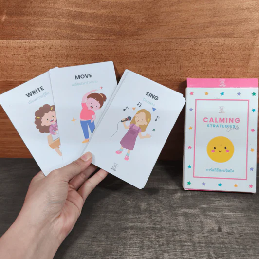 Calming Strategies Cards การ์ดวิธีสงบจิตใจ + Affirmation Cards การ์ดคำยืนยัน + Emotional Cards การ์ดอารมณ์ - dek-DD รูปที่ 3