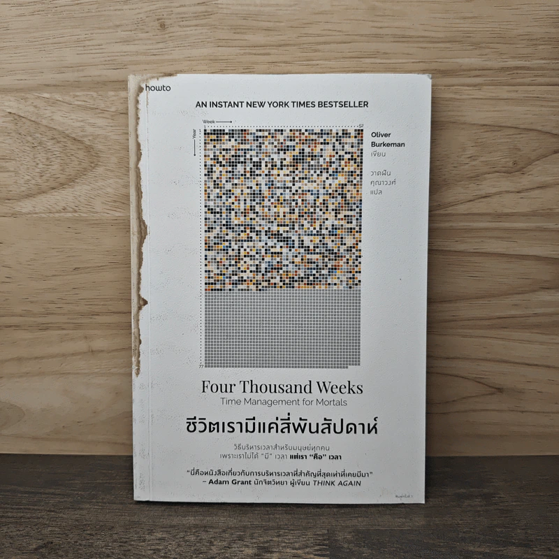 ชีวิตเรามีแค่สี่พันสัปดาห์ Four Thousand Weeks: Time Management for Mortals - Oliver Burkeman รูปที่ 1