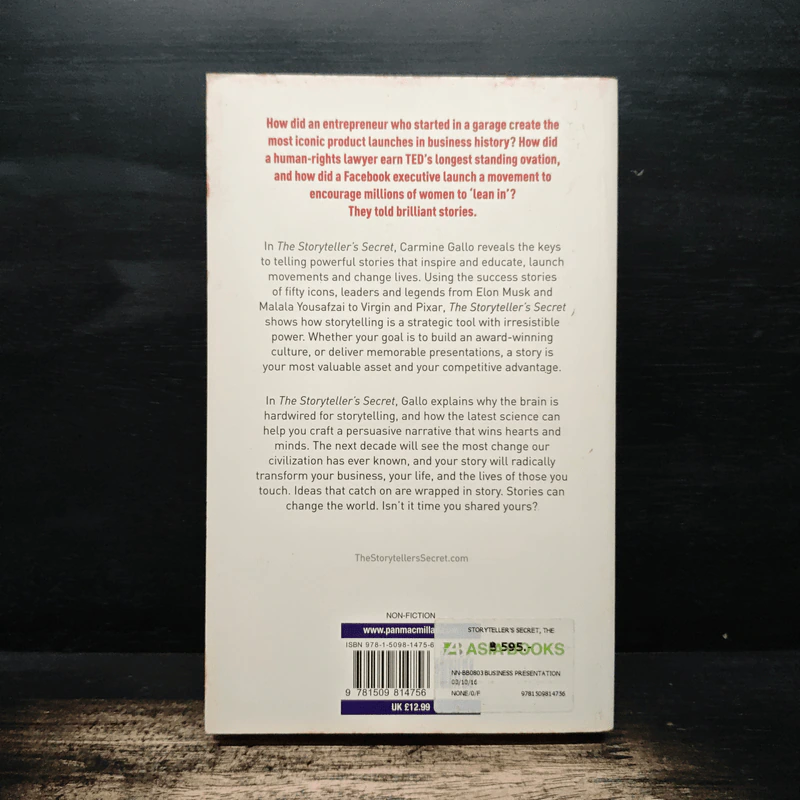 The Storyteller's Secret - Carmine Gallo รูปที่ 2
