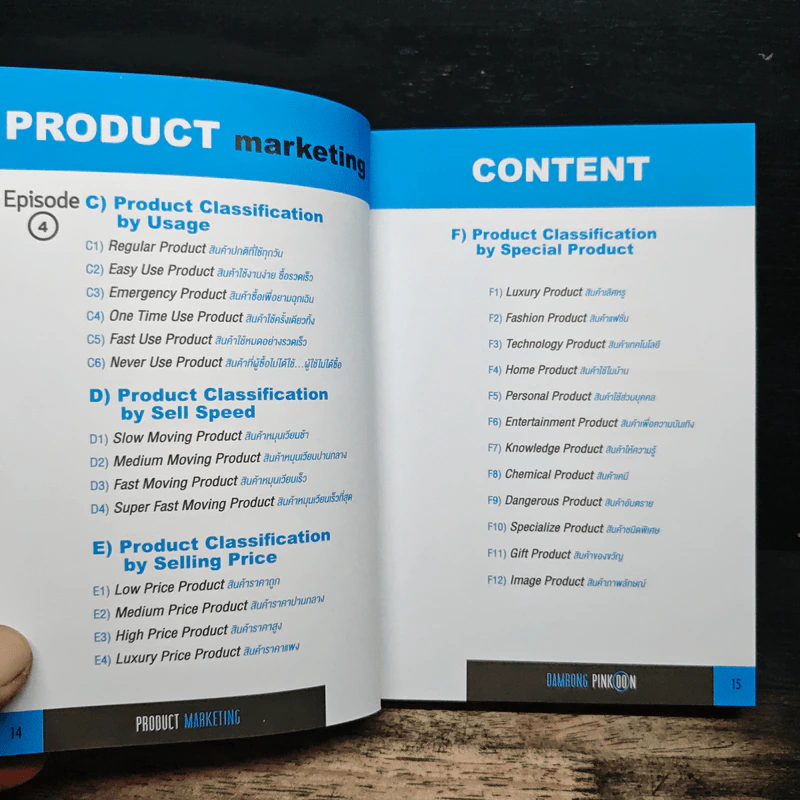 การวางแผน ผลิตภัณฑ์ Product Marketing - Damrong Pinkoon รูปที่ 10