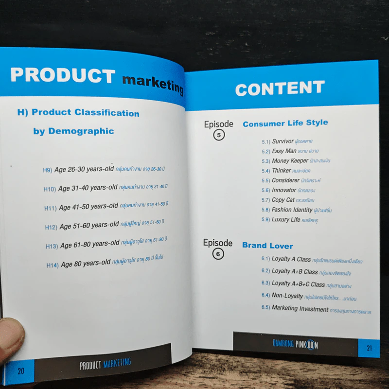 การวางแผน ผลิตภัณฑ์ Product Marketing - Damrong Pinkoon รูปที่ 13