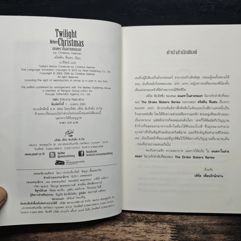 มนตราในสายหมอก 2 - Christine Feehan รูปที่ 6
