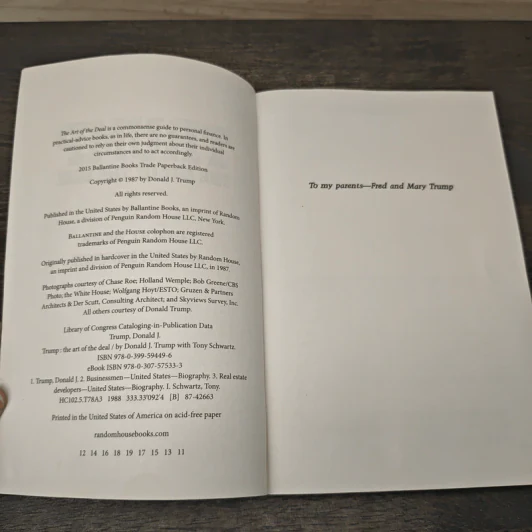 Trump The Art of the Deal - Donald J. Trump, Tony Schwartz รูปที่ 6