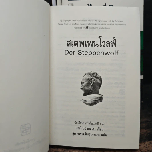 ชุดนักเขียนรางวัลโนเบลปี1946 5 เล่ม รอสฮันเด, คนุลป์, ไฟชีวิต, สเตพเพนโวลฟ์, เดเมียน - แฮร์มันน์ เฮสเส, สุดาวรรณ สินธุประมา รูปที่ 5