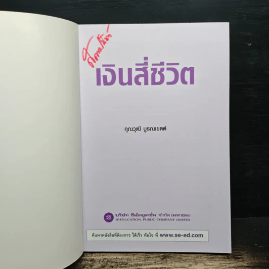 เงินสี่ชีวิต กุญแจสู่อิสรภาพทางการเงิน - วุฒิ บูรณเขตต์ รูปที่ 6