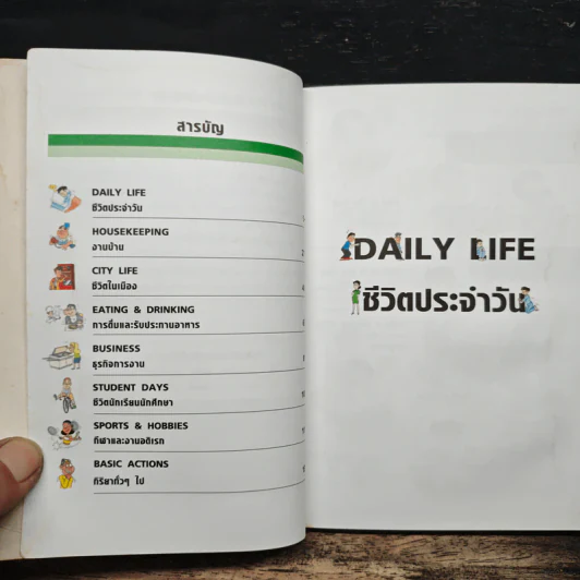 สนุกกับภาษาอังกฤษ 945 คำกริยาในชีวิตประจำวัน รูปที่ 7