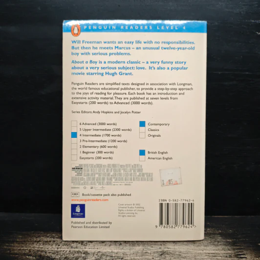 About a Boy (Penguin Readers Level 4) - Nick Hornby รูปที่ 2