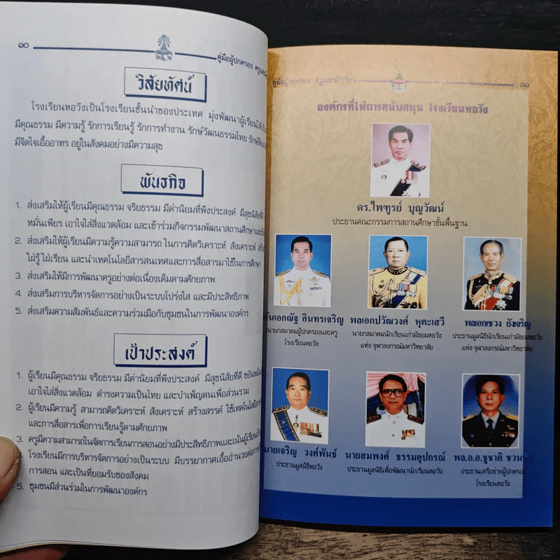 โรงเรียนหอวัง คู่มือผู้ปกครอง ครูและนักเรียน รูปที่ 9