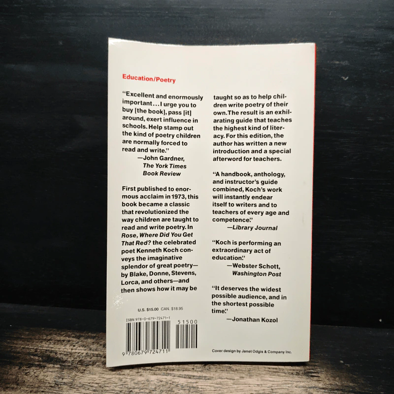 Rose, Where Did You Get That Red? - Kenneth Koch รูปที่ 2