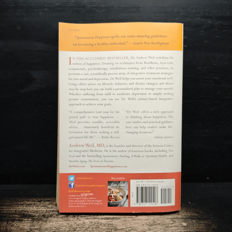 Spontaneous Happiness - Andrew Weil รูปที่ 2