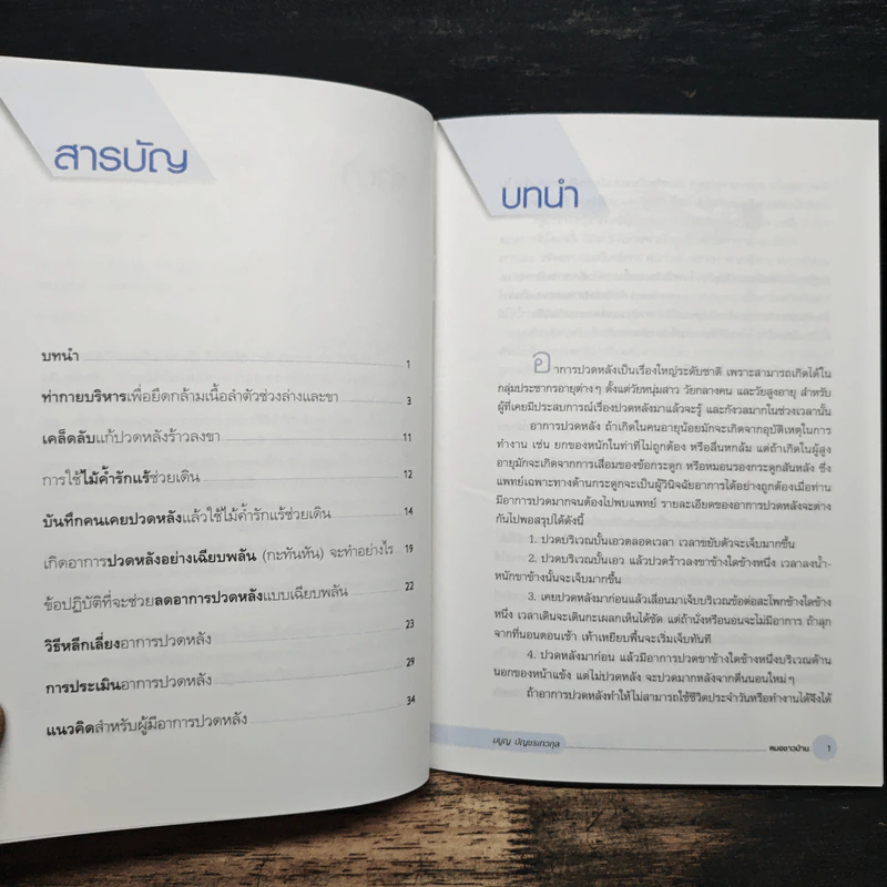 การป้องกันและแก้อาการปวดหลัง - มนูญ บัญชรเทวกุล รูปที่ 7