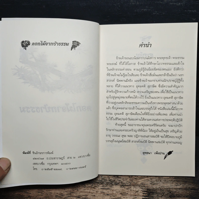 ดอกไม้จากป่าธรรม - ยุทธนา เพ็งปาน รูปที่ 6