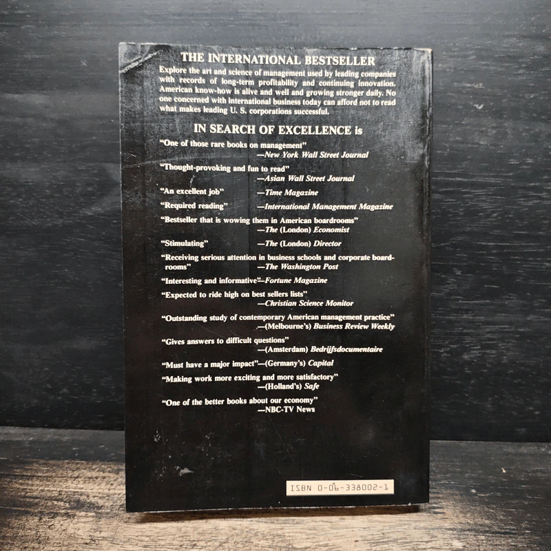 In Search of Excellence - Thomas J. Peters, Robert H. Waterman Jr. รูปที่ 2