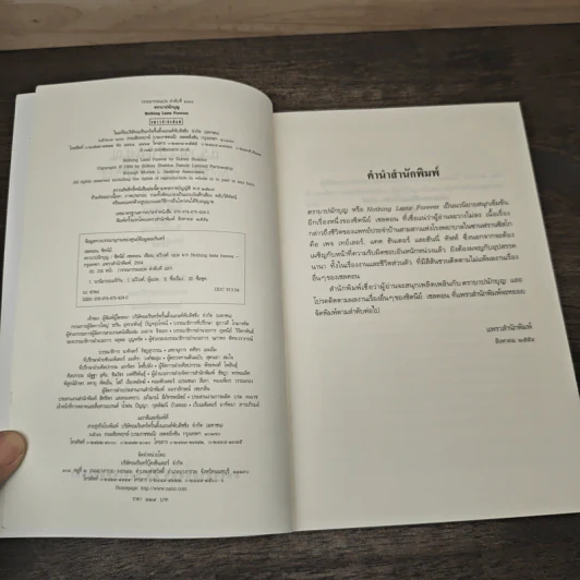 ตราบาปนักบุญ Nothing Last Forever - ซิดนีย์ เชลดอน (Sidney Sheldon), ฉวีวงศ์ รูปที่ 6