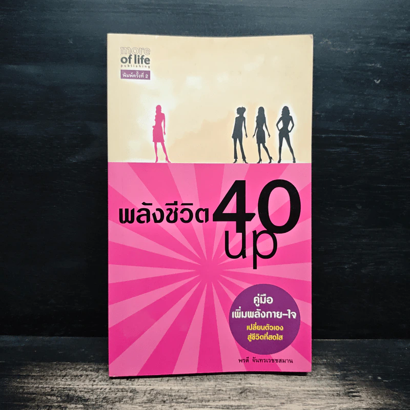 พลังชีวิต 40 Up คู่มือเพิ่มพลังกาย-ใจ - พรดี จันทรเวชชสมาน รูปที่ 1
