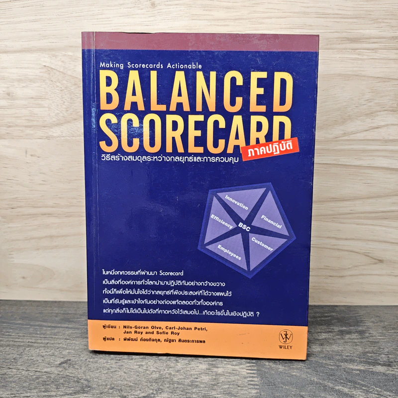 BALANCED SCORECARD วิธีสร้างสมดุลระหว่างกลยุทธ์และการควบคุม ภาคปฏบัติ รูปที่ 1