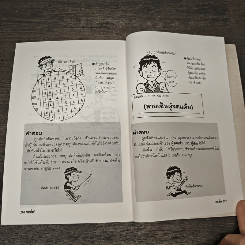 กฎ กติกา มารยาท กอล์ฟ เข้าใจง่ายด้วยการ์ตูน - ดร.นิยม ดีสวัสดิ์มงคล รูปที่ 8