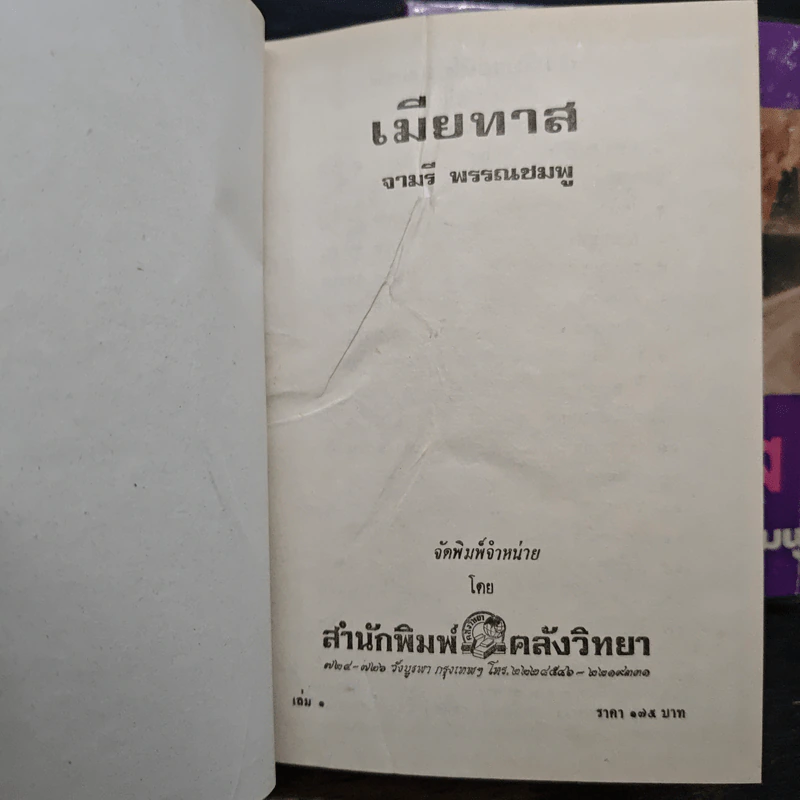 เมียทาส เล่ม 1-2 - จามรี พรรณชมพู รูปที่ 6