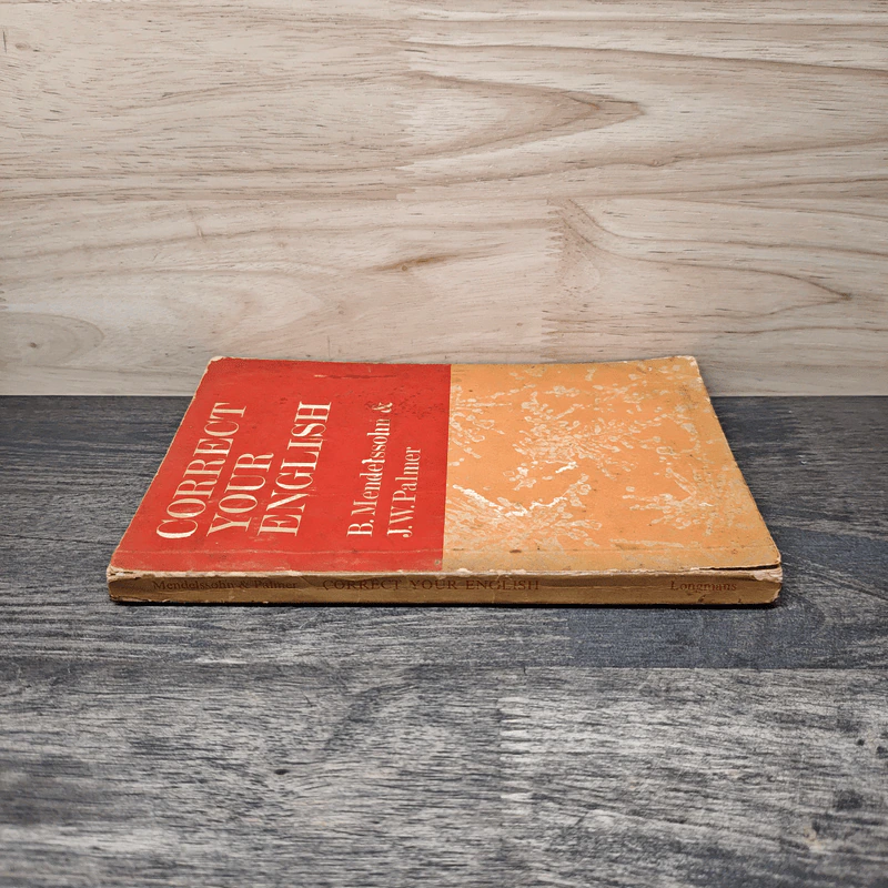 Correct Your English - B. Mendelssohn, J.W. Palmer รูปที่ 2