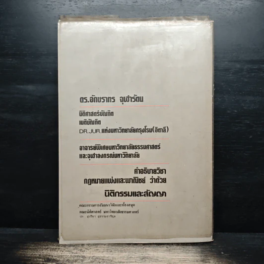 คำอธิบายวิชา กฎหมายแพ่งและพาณิชย์ ว่าด้วยนิติกรรมและสัญญา - ดร.อักขราทร จุฬารัตน รูปที่ 2