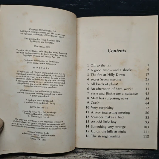 Puzzle for the Secret Seven - Enid Blyton รูปที่ 6