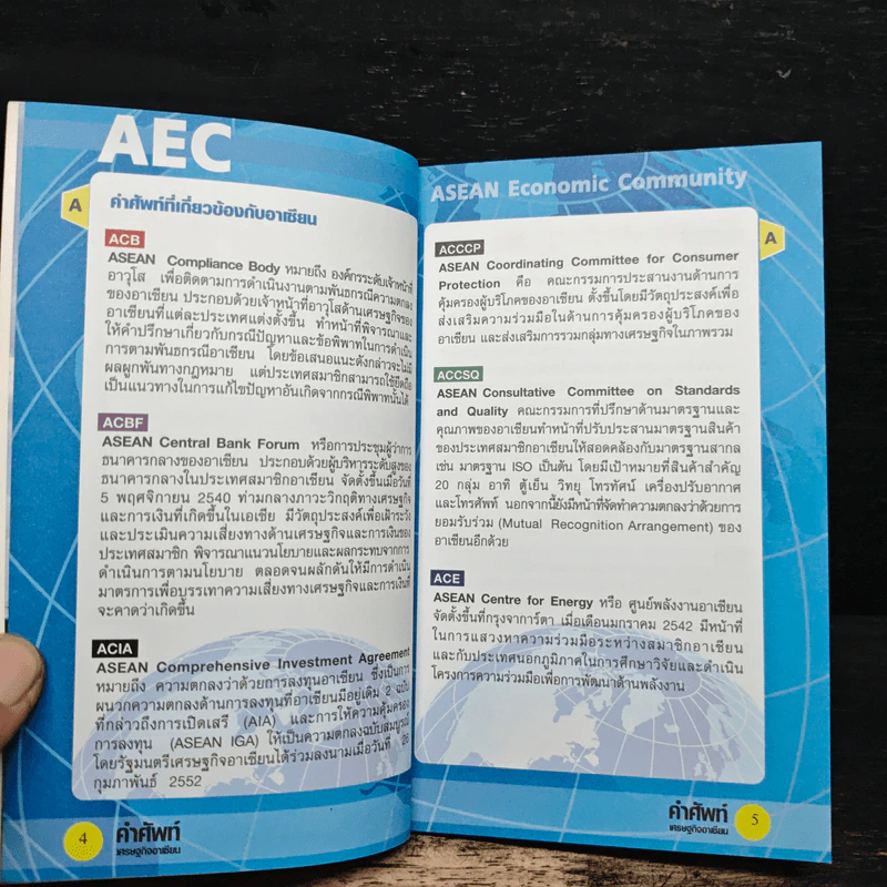 หนังสือ คำศัพท์เศรษฐกิจอาเซียน รูปที่ 8