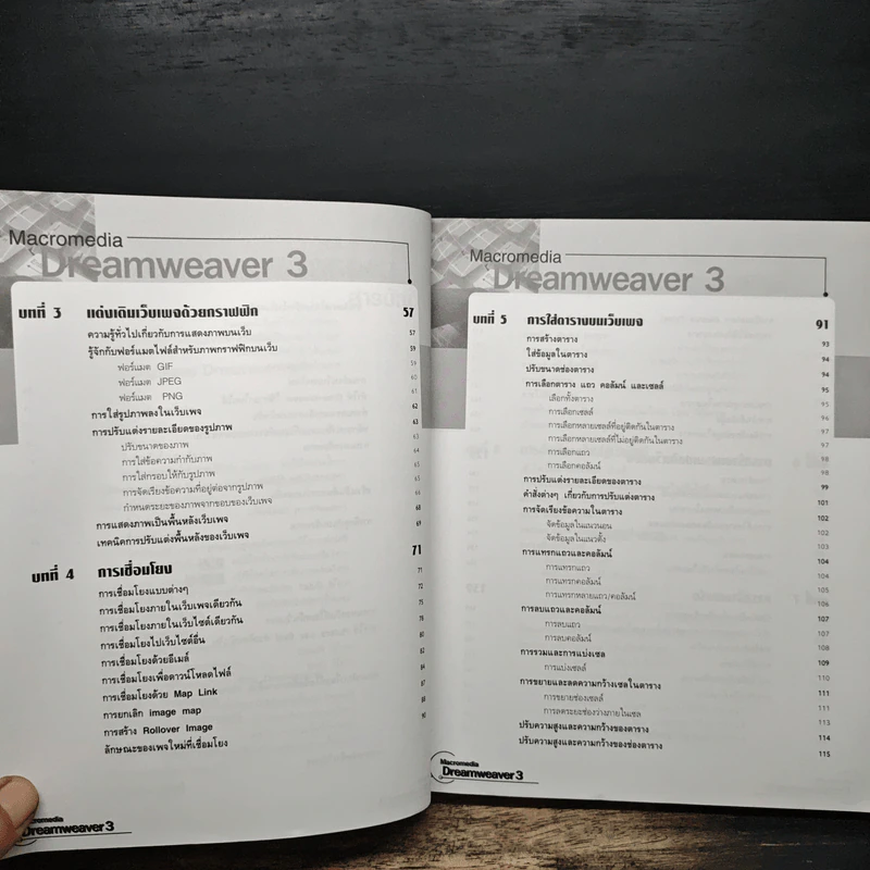 Macromedia Dreamweaver ฉบับสมบูรณ์ รูปที่ 8