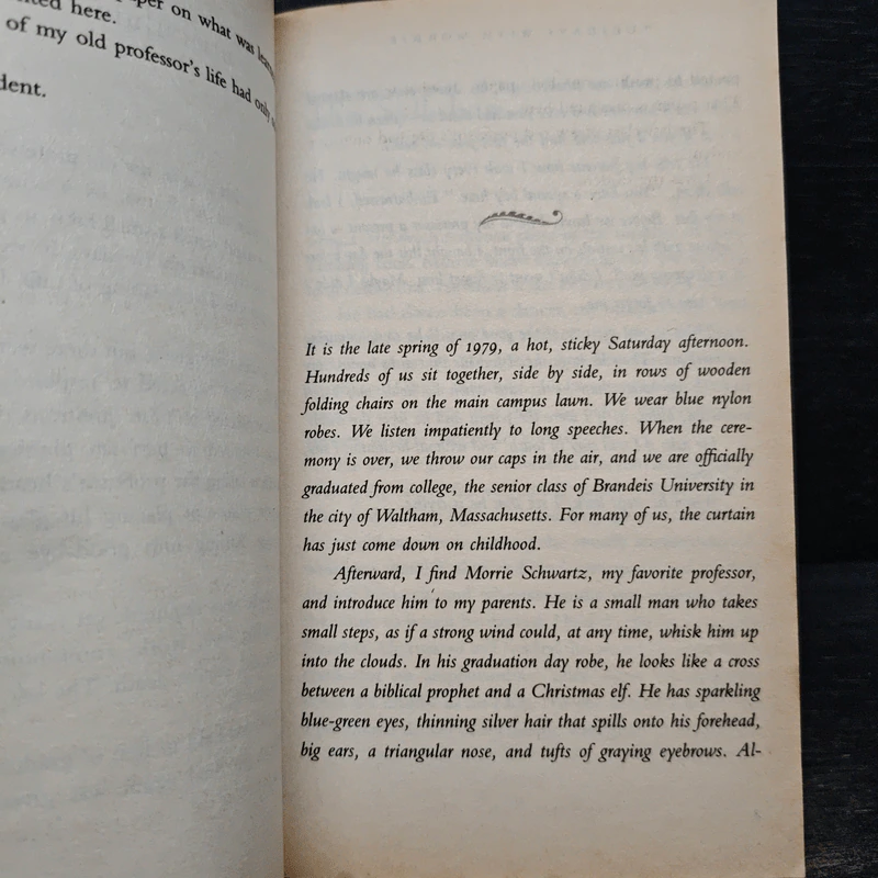 Tuesdays with Morrie - Mitch Albom รูปที่ 9