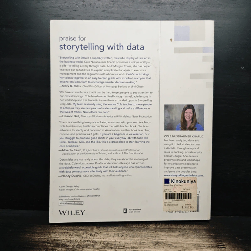 Storytelling with Data - Cole Nussbaumer Knaflic รูปที่ 2