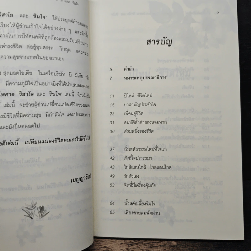 เริ่มต้นชีวิตใหม่ เริ่มที่ใจของเรา - พระไพศาล วิสาโล, รินใจ รูปที่ 7