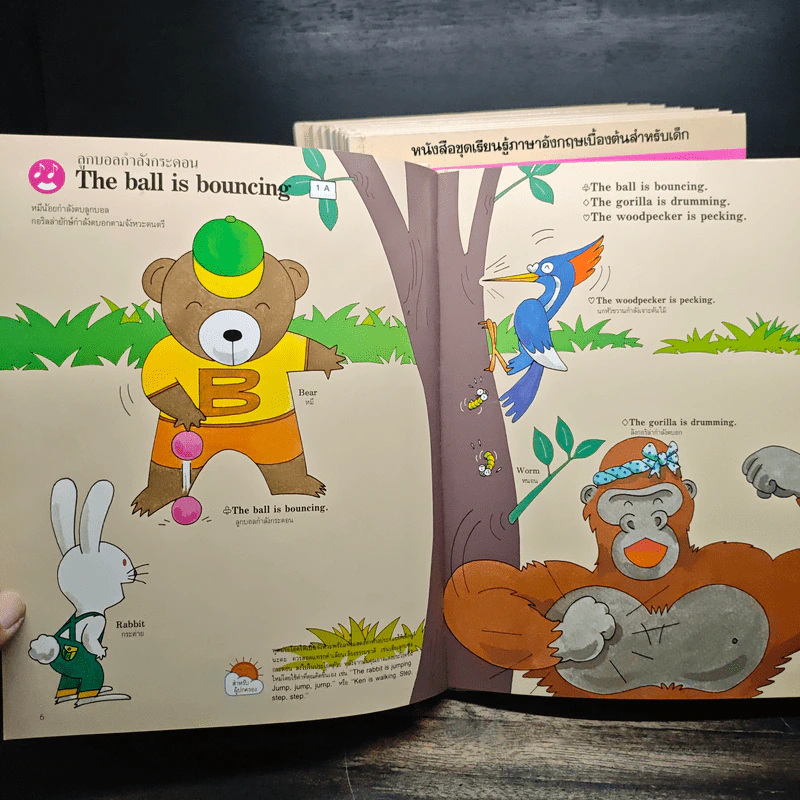หนังสือขุดเรียนรู้ภาษาอังกฤษเบื้องต้นสำหรับเด็ก เล่ม 1-10 รูปที่ 8