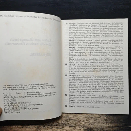 หนังสือ Lehr- und Übungsbuch der deutschen Grammatik: Schlüssel รูปที่ 6