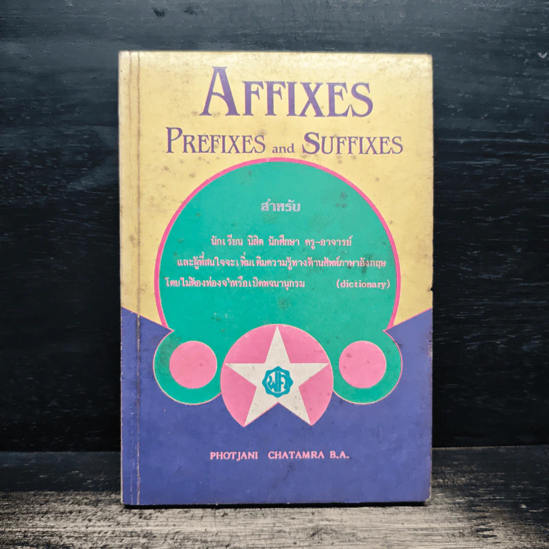 Affixes Prefixes and Suffixes - Photjani Chatamra B.A. รูปที่ 1