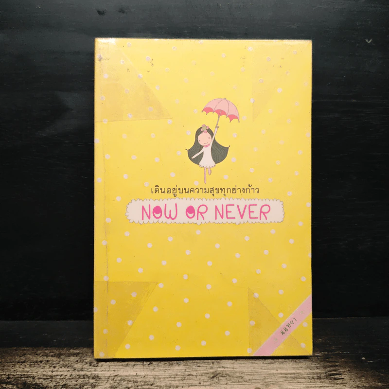 เดินอยู่บนความสุขทุกย่างก้าว NOW OR NEVER - มนทยา รูปที่ 1