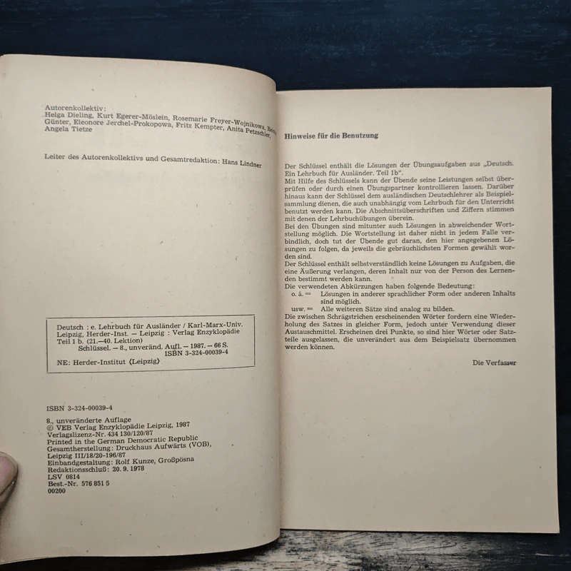 Deutsch 1b Schlüssel - Ein Lehrbuch für Ausländer รูปที่ 6