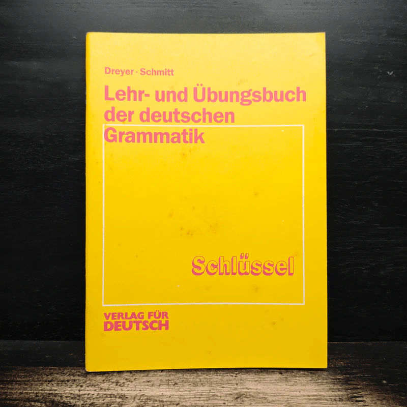 หนังสือ Lehr- und Übungsbuch der deutschen Grammatik: Schlüssel รูปที่ 1