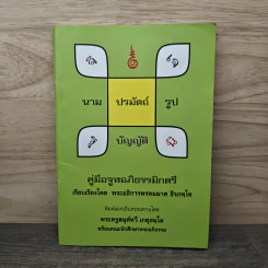 คู่มือจูฬอภิธรรมิกตรี - พระอธิการพรหมมาศ ธีรภทฺโท รูปที่ 1