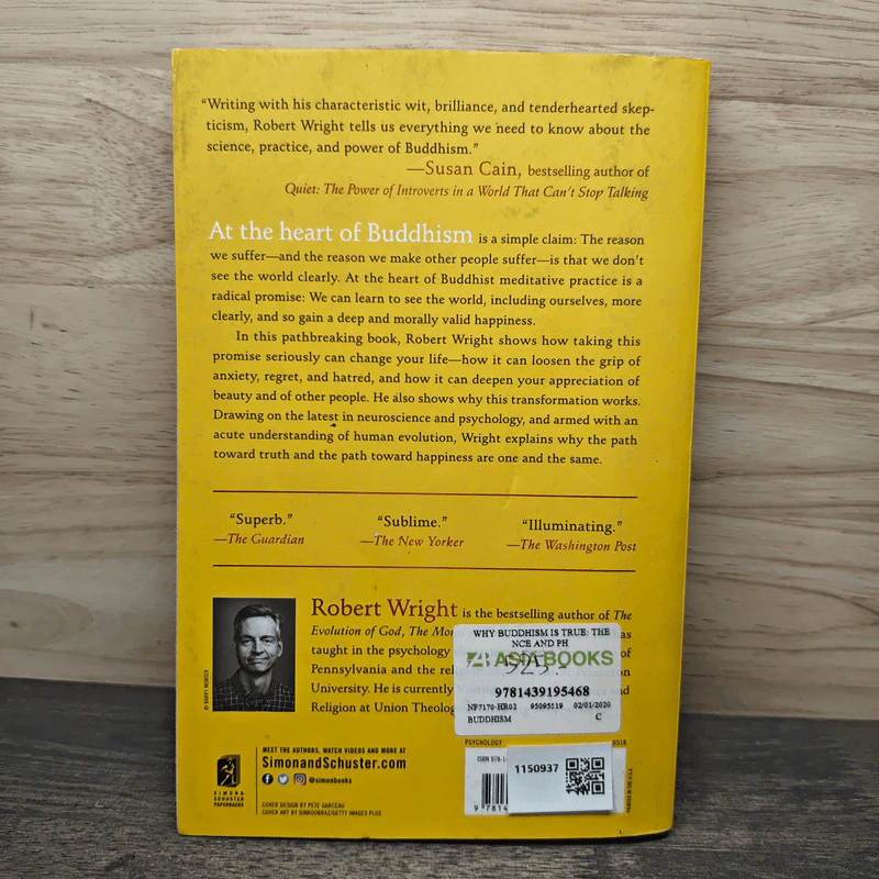 Why Buddhism is True : The Science and Philosophy of Meditation and Enlightenment - Robert Wright รูปที่ 5