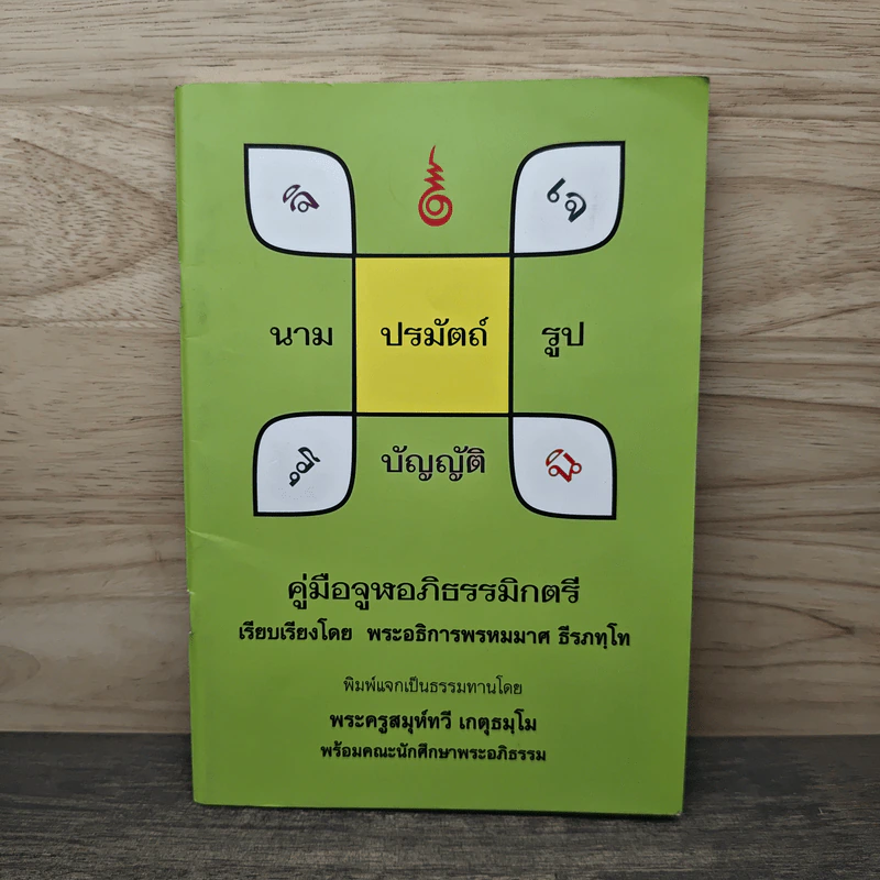 คู่มือจูฬอภิธรรมิกตรี - พระอธิการพรหมมาศ ธีรภทฺโท รูปที่ 1