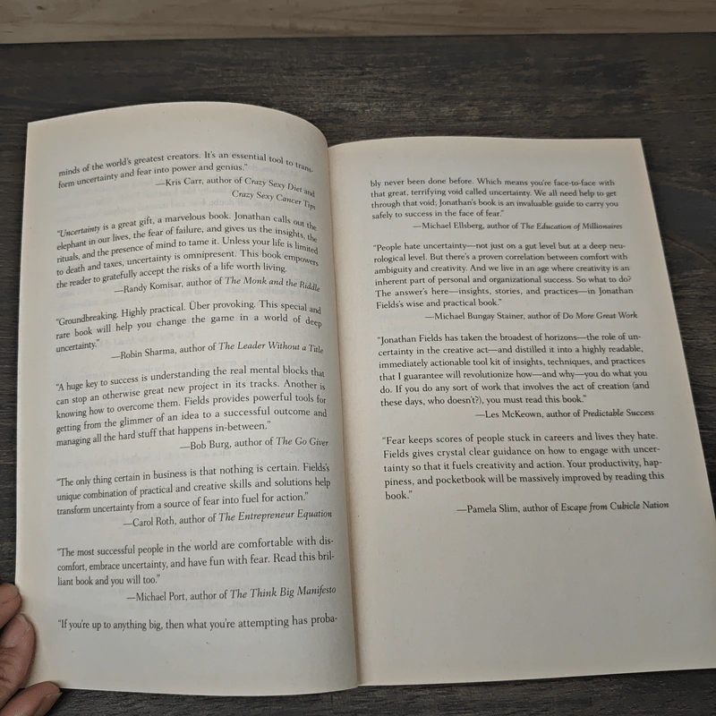 Uncertainty - Jonathan Fields รูปที่ 6