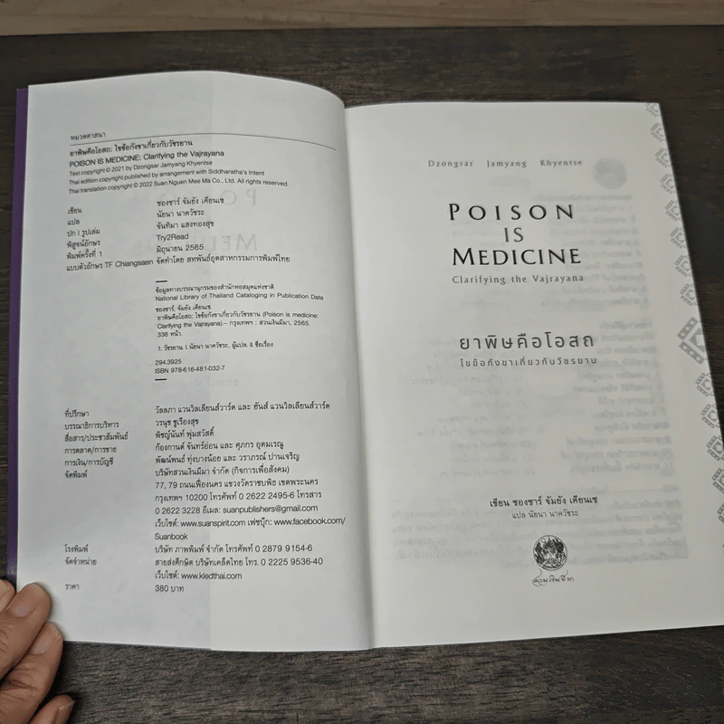 Poison is Medicine ยาพิษคือโอสถ: ไขข้อกังขาเกี่ยวกับวัชรยาน - Dzongsar Jamyang Khyentse (ซองซาร์ จัมยัง เคียนเซ), นัยนา นาควัชระ รูปที่ 6
