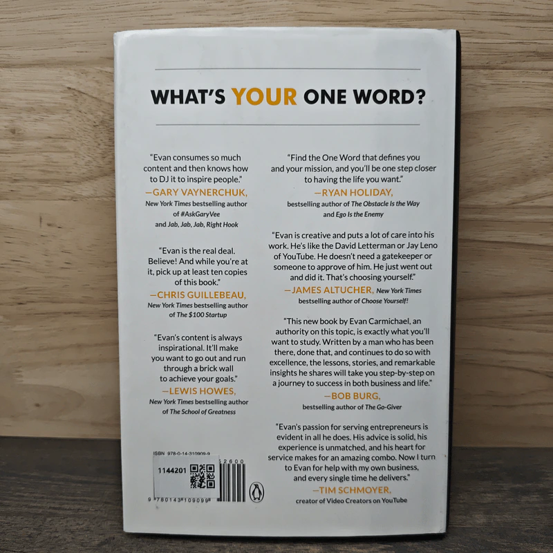 Your One Word - Evan Carmichael รูปที่ 5