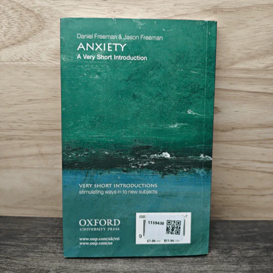 Anxiety  A Very Short Introduction - Daniel Freeman รูปที่ 5