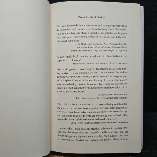 The 5 Choices: The Path to Extraordinary Productivity - Kory Kogon, Adam Merrill รูปที่ 5